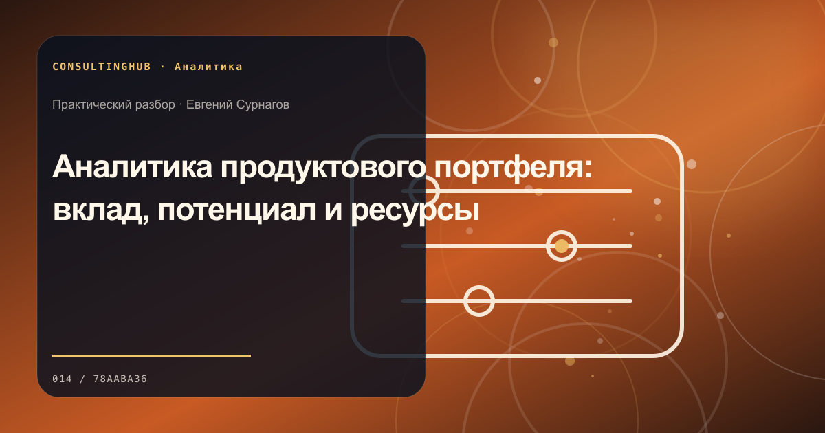 Команда анализирует бизнес-данные и управленческие показатели: аналитика продуктового портфеля; рабочая сессия по теме статьи