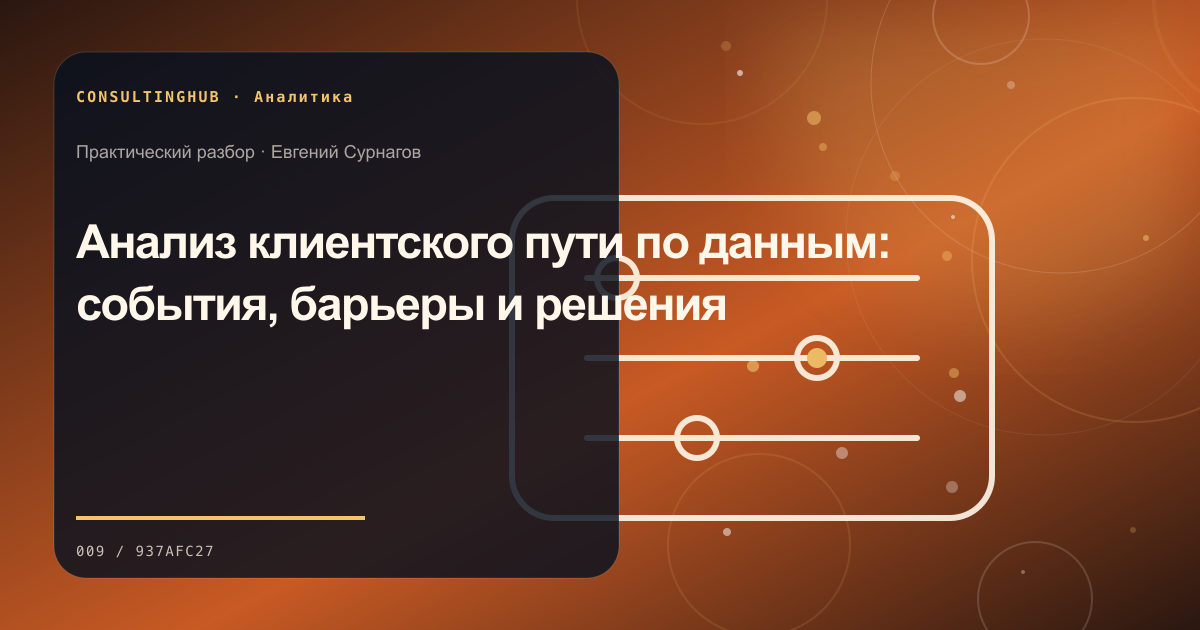 Команда анализирует бизнес-данные и управленческие показатели: аналитика клиентского пути; рабочая сессия по теме статьи