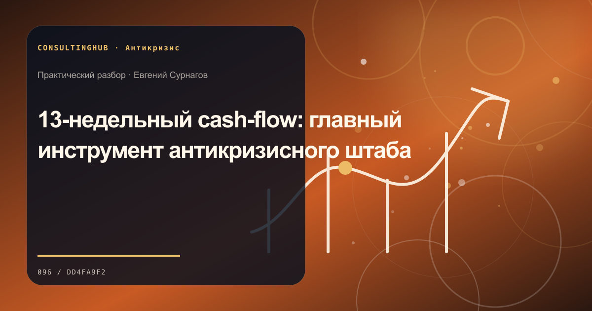 13-недельный cash-flow: главный инструмент антикризисного штаба