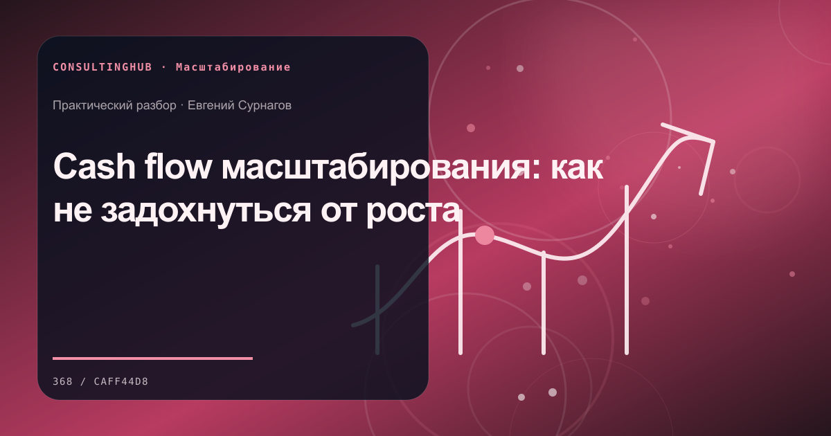 Cash flow масштабирования: как не задохнуться от роста