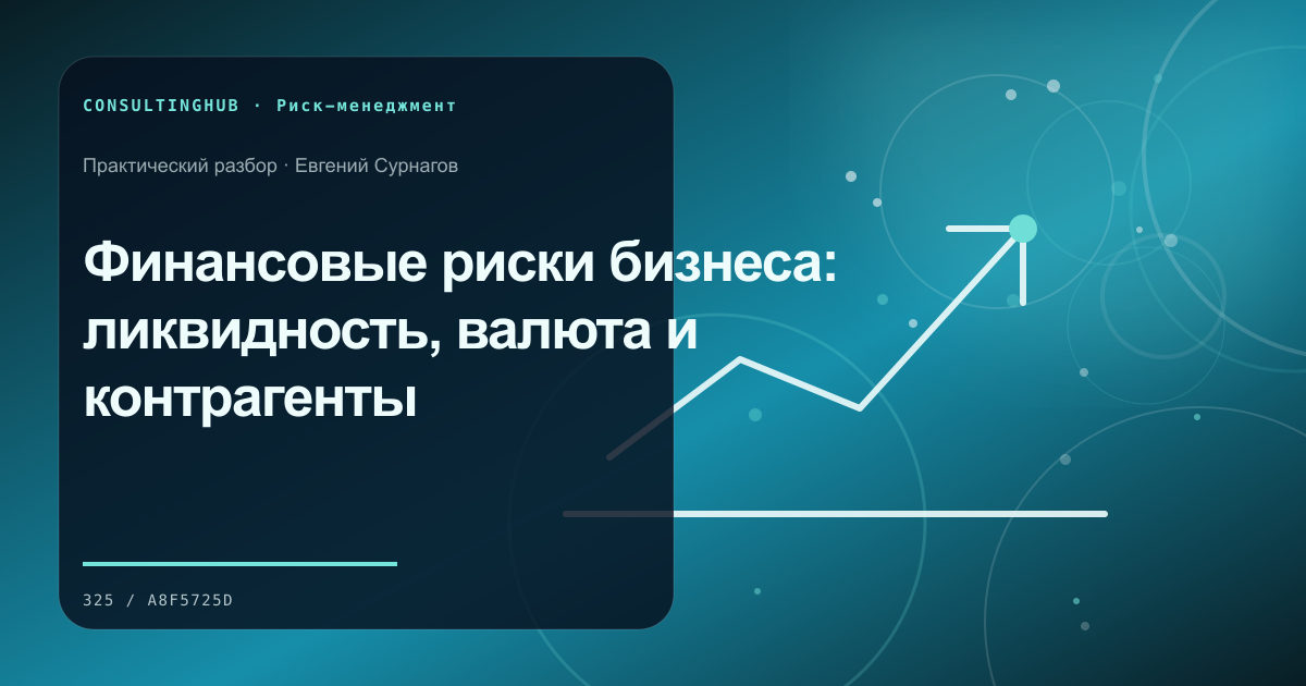 Финансовые риски бизнеса: ликвидность, валюта и контрагенты