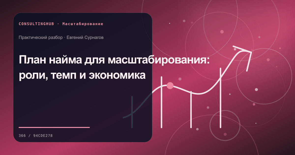 Руководители готовят операционную модель для масштабирования: план найма для роста; рабочая сессия по теме статьи