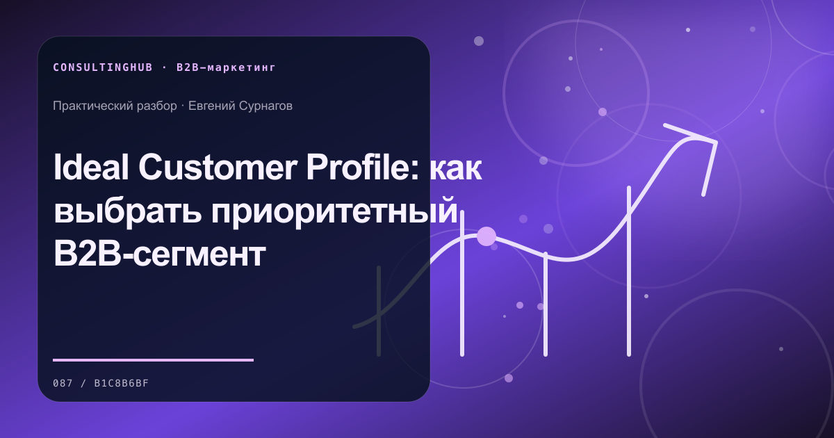 Ideal Customer Profile: как выбрать приоритетный B2B-сегмент