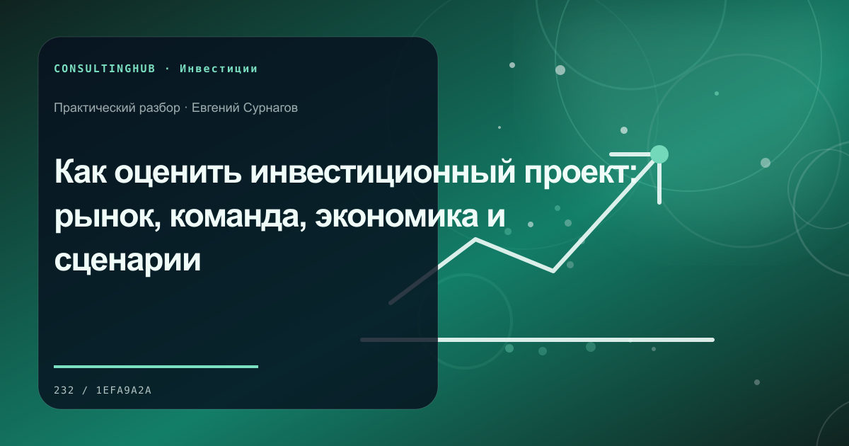 Команда анализирует экономику и риски бизнес-проекта: оценка проекта; рабочая сессия по теме статьи