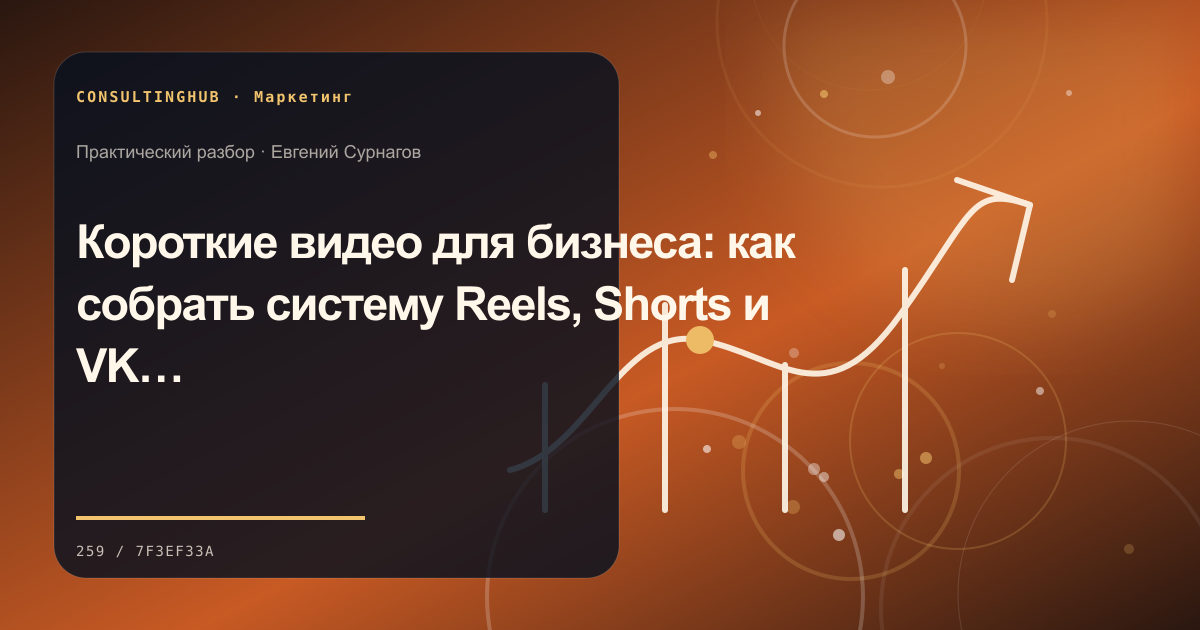 Короткие видео для бизнеса: как собрать систему Reels, Shorts и VK Clips