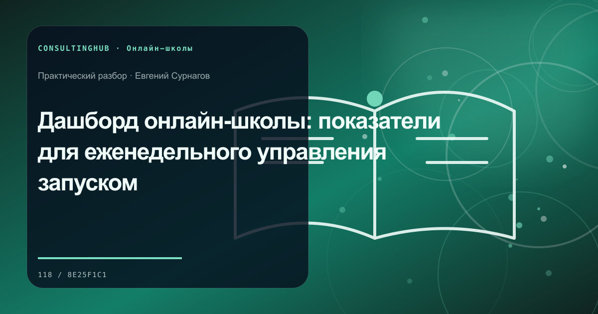 Команда онлайн-школы проектирует образовательный продукт: дашборд школы; рабочая сессия по теме статьи
