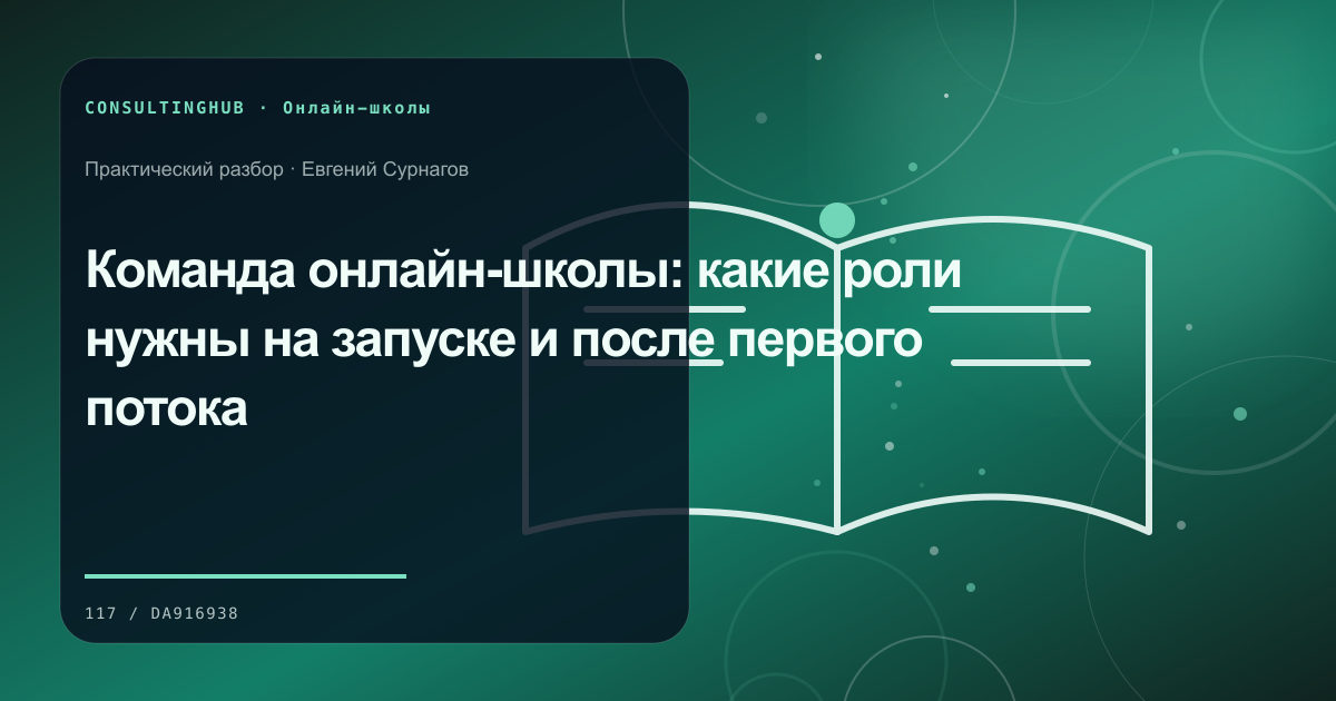 Команда онлайн-школы проектирует образовательный продукт: роли команды; рабочая сессия по теме статьи