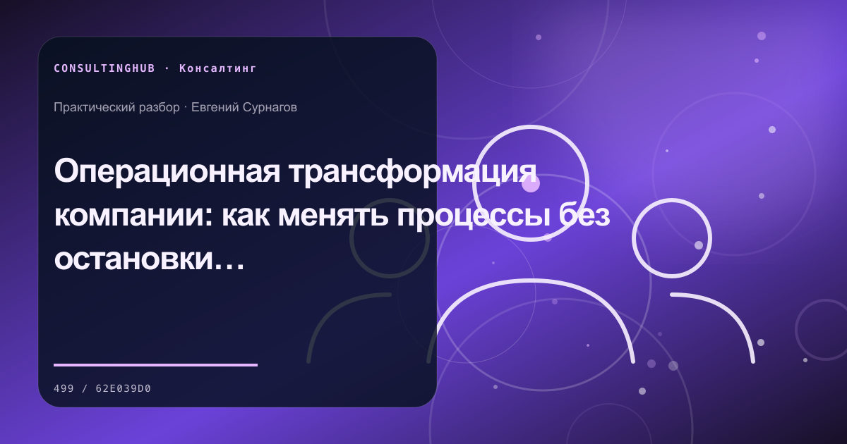 Консультант и управленческая команда проводят рабочую сессию: операционная трансформация; рабочая сессия по теме статьи
