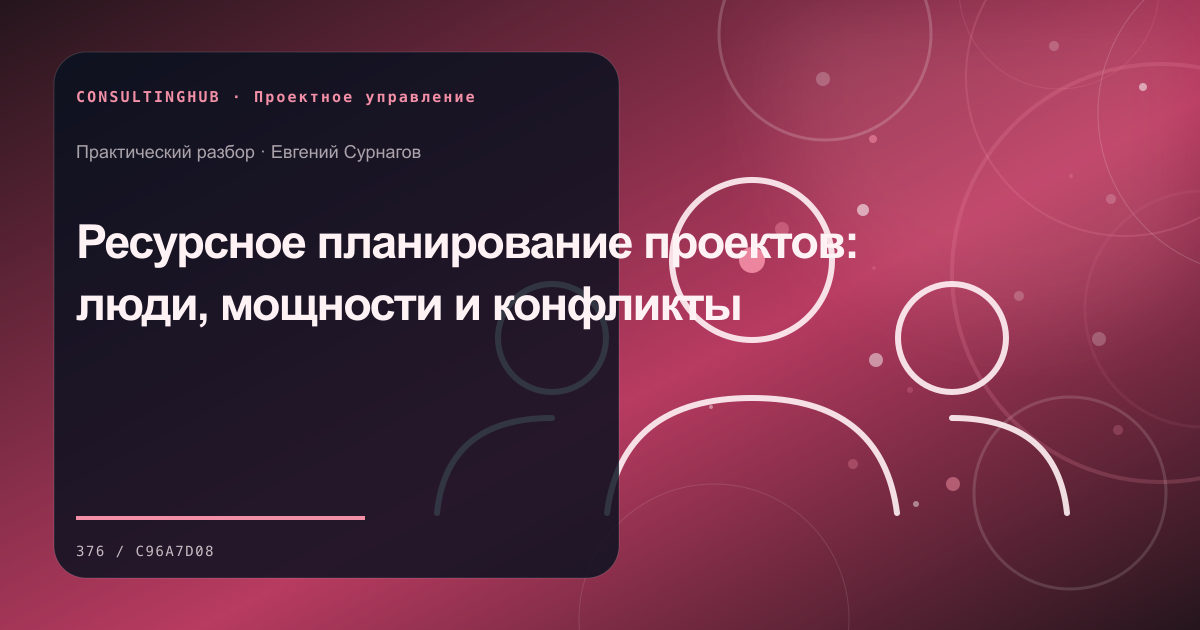 Проектная команда согласует план, ресурсы и контрольные точки: ресурсное планирование проектов; рабочая сессия по теме статьи