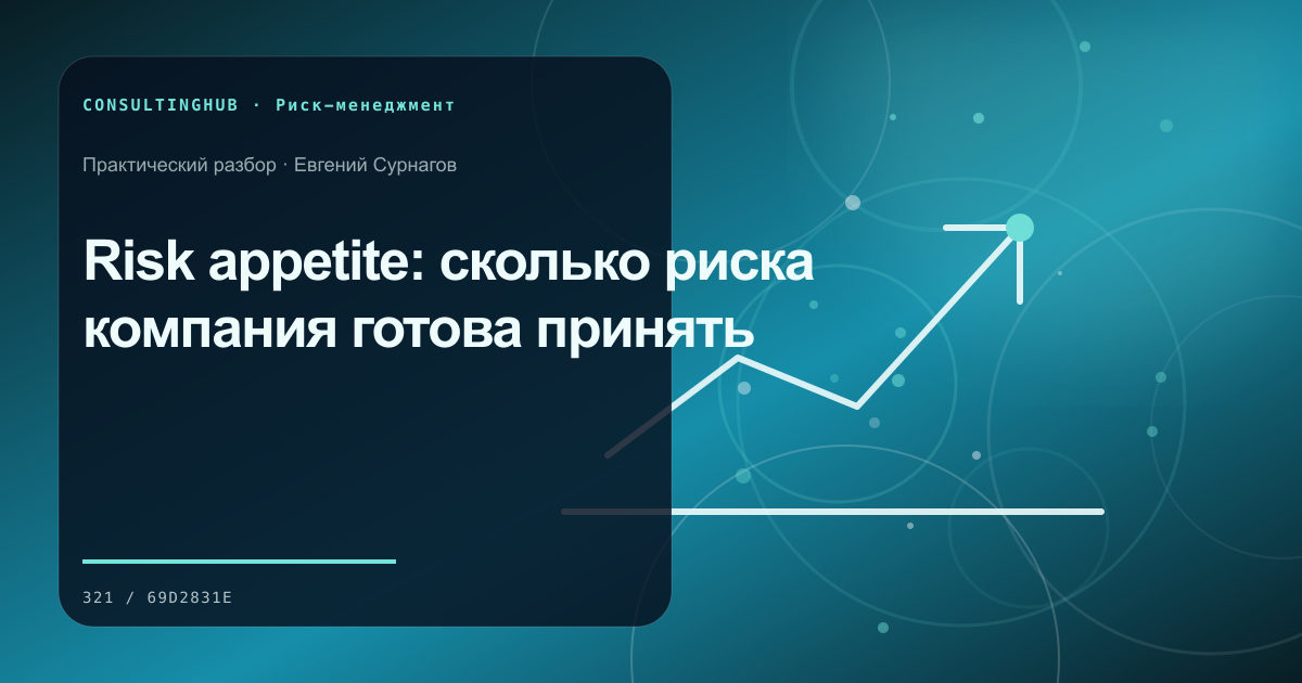 Risk appetite: сколько риска компания готова принять