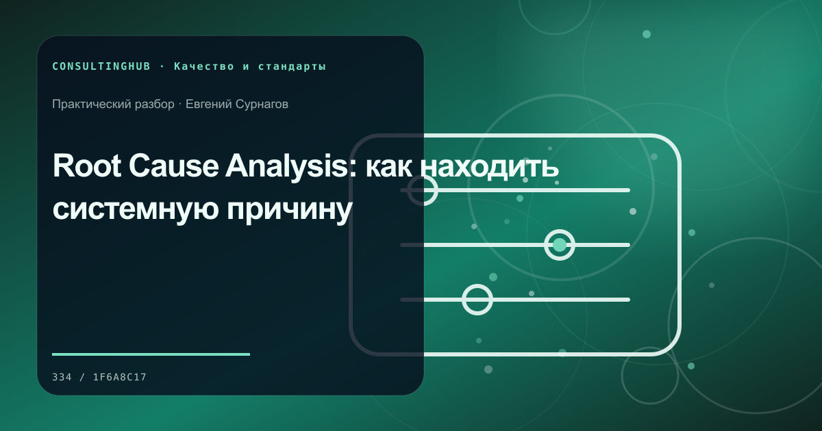 Команда разбирает данные качества и корректирующие действия: анализ первопричин; рабочая сессия по теме статьи
