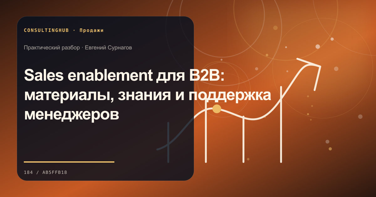 Коммерческая команда разбирает воронку продаж и работу с клиентами: sales enablement; рабочая сессия по теме статьи