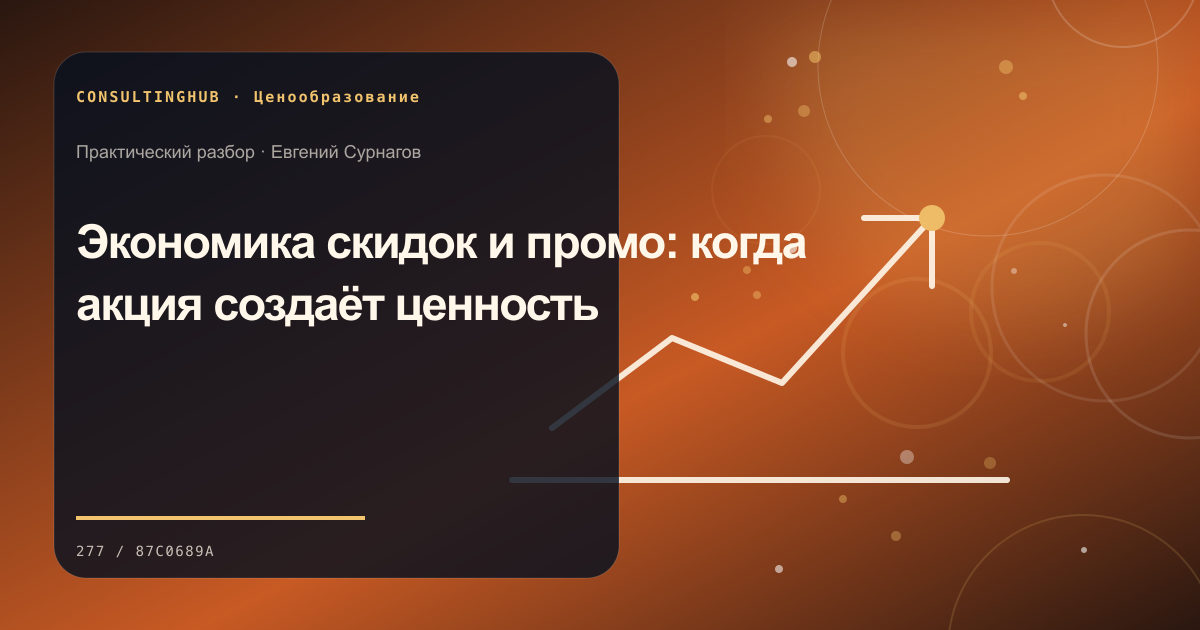 Команда анализирует цены, сегменты и маржинальность: экономика скидок; рабочая сессия по теме статьи