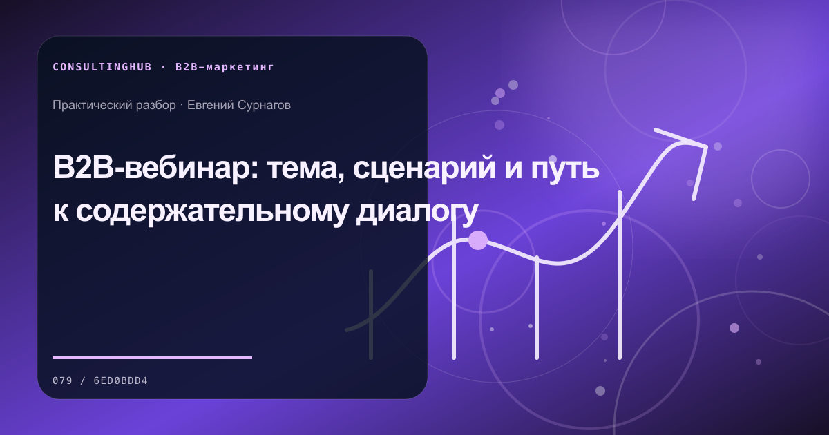 B2B-команда проектирует спрос, контент и путь сложной сделки: b2b-вебинар; рабочая сессия по теме статьи