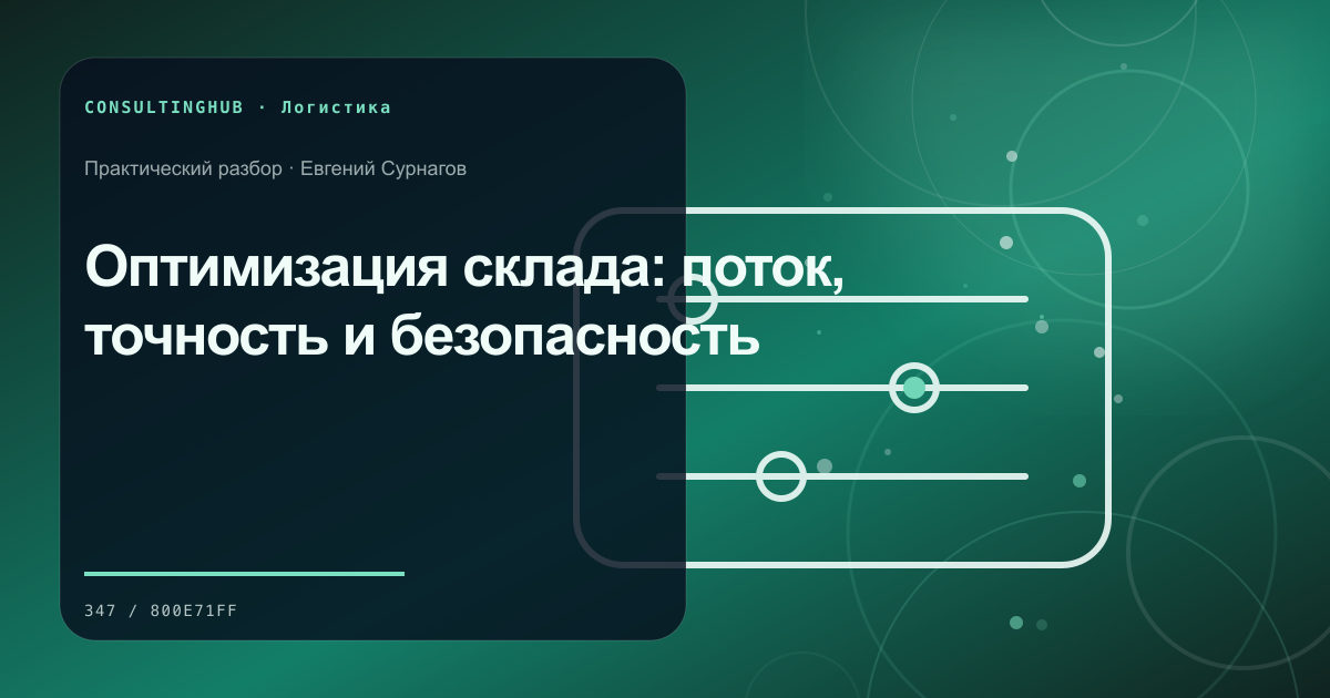 Оптимизация склада: поток, точность и безопасность