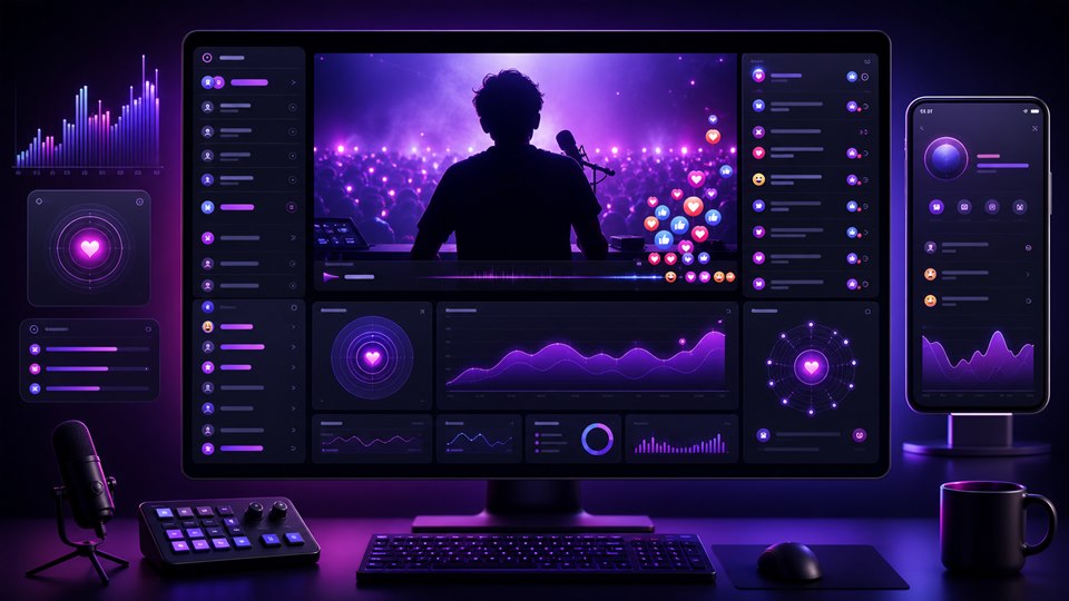 Панель управления стриминговой платформой Stream King